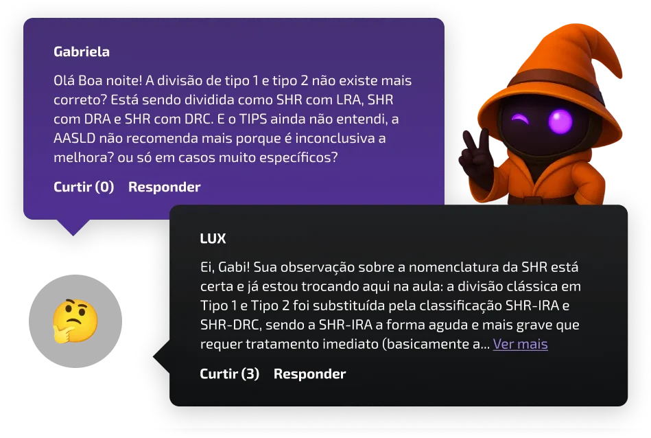 Fórum de dúvidas do R1 respondido por professores especialistas